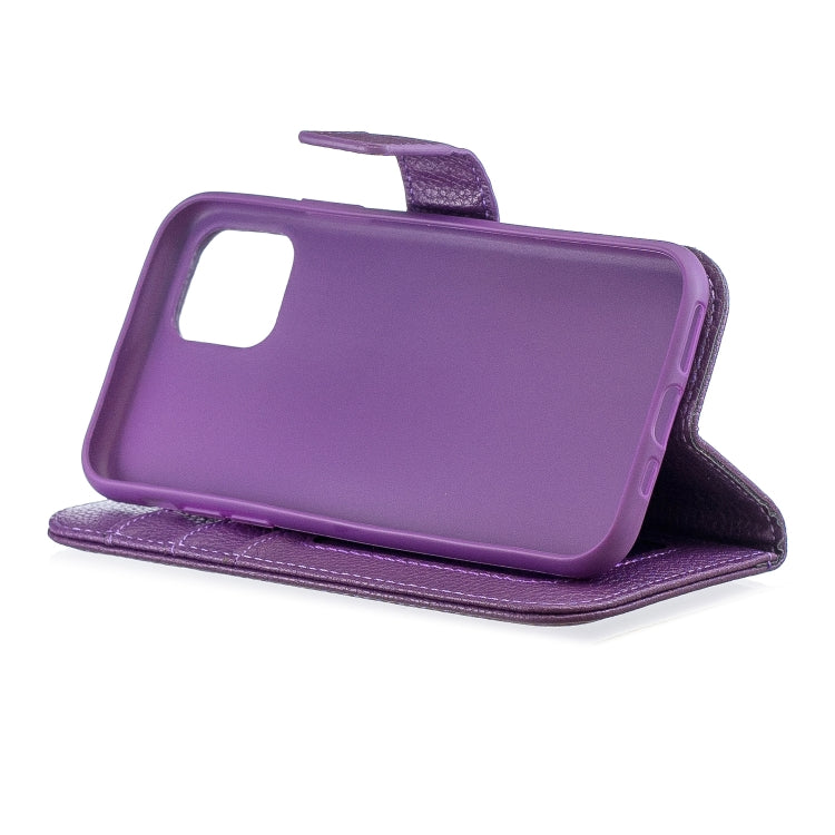 For iPhone 11 Pro Lychee Texture Horizontal Flip Leather Casewith Holder & Card Slots & Wallet & Photo Frame