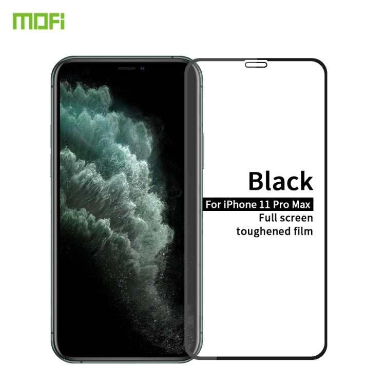 For iPhone 11 Pro Max   MOFI 9H 2.5D Full Screen Tempered Glass Film