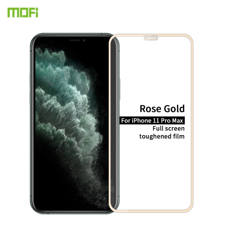 For iPhone 11 Pro Max   MOFI 9H 2.5D Full Screen Tempered Glass Film
