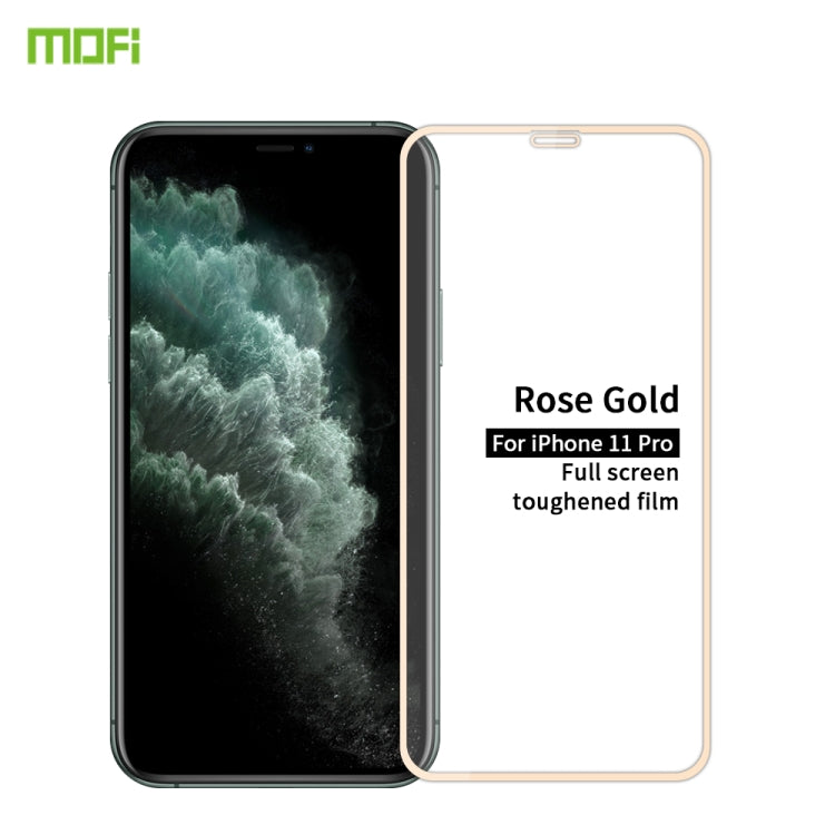For iPhone 11 Pro MOFI 9H 2.5D Full Screen Tempered Glass Film