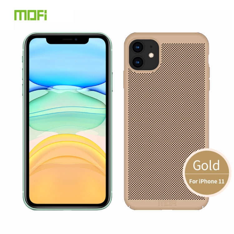For iPhone 11 MOFI Breathable PC Ultra-thin All-inclusive Protective Case