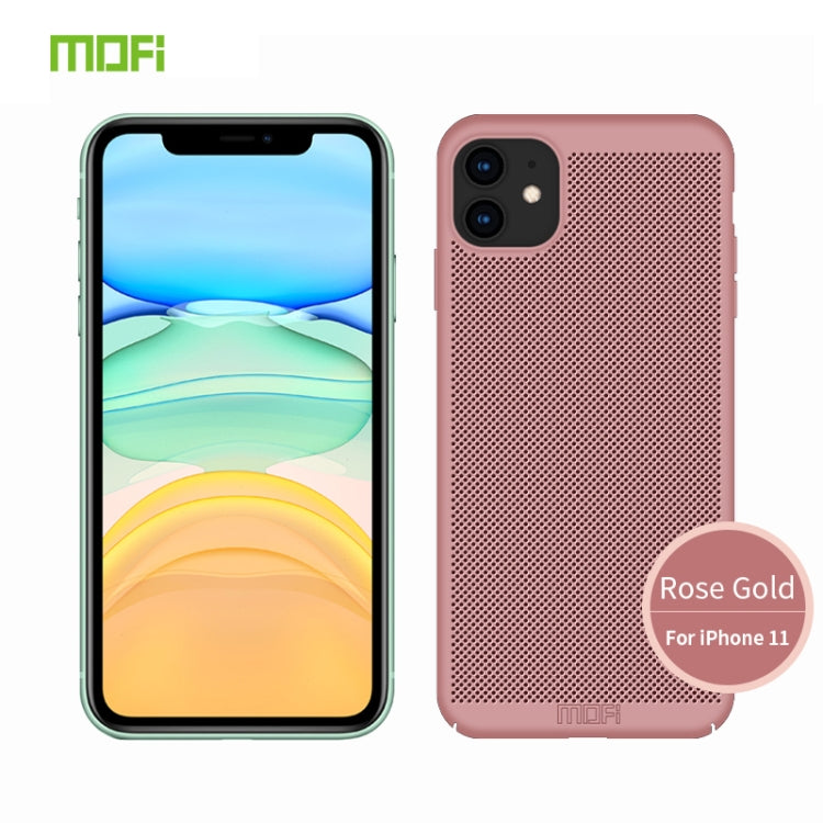 For iPhone 11 MOFI Breathable PC Ultra-thin All-inclusive Protective Case