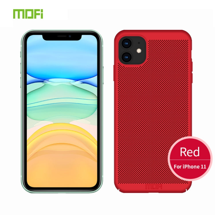 For iPhone 11 MOFI Breathable PC Ultra-thin All-inclusive Protective Case