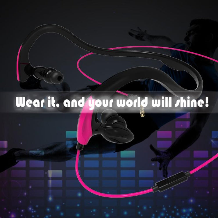 MDR-J039 Waterproof IPX7 10mm Speaker Ergonomic Wired Earhook Earphone Support Underwater Sports