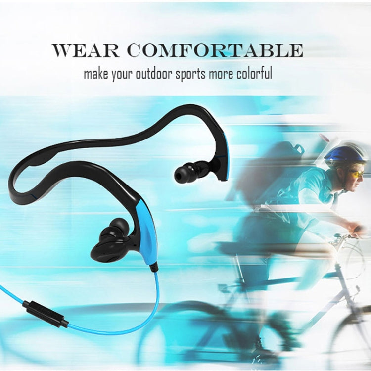 MDR-J039 Waterproof IPX7 10mm Speaker Ergonomic Wired Earhook Earphone Support Underwater Sports