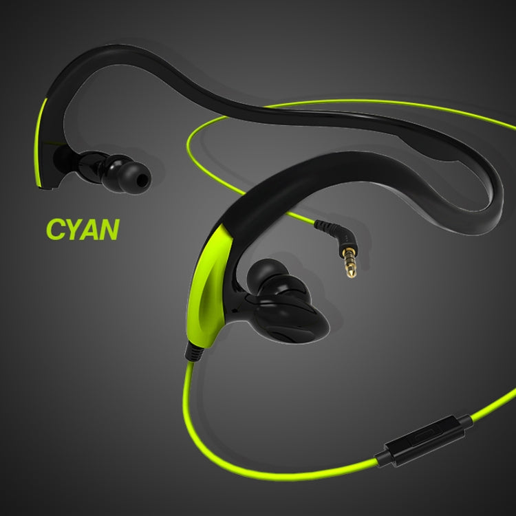 MDR-J039 Waterproof IPX7 10mm Speaker Ergonomic Wired Earhook Earphone Support Underwater Sports