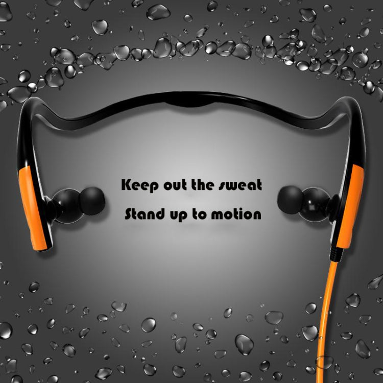 MDR-J039 Waterproof IPX7 10mm Speaker Ergonomic Wired Earhook Earphone Support Underwater Sports
