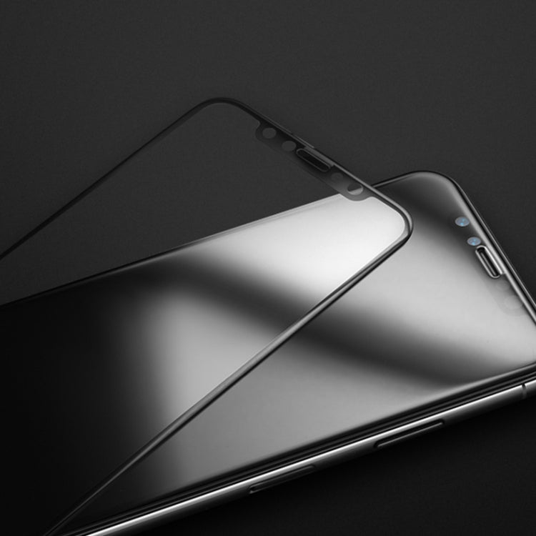 For iPhone 11 Pro 2pcs mocolo 0.33mm 9H 2.5D Full Glue Tempered Glass Film(Black)