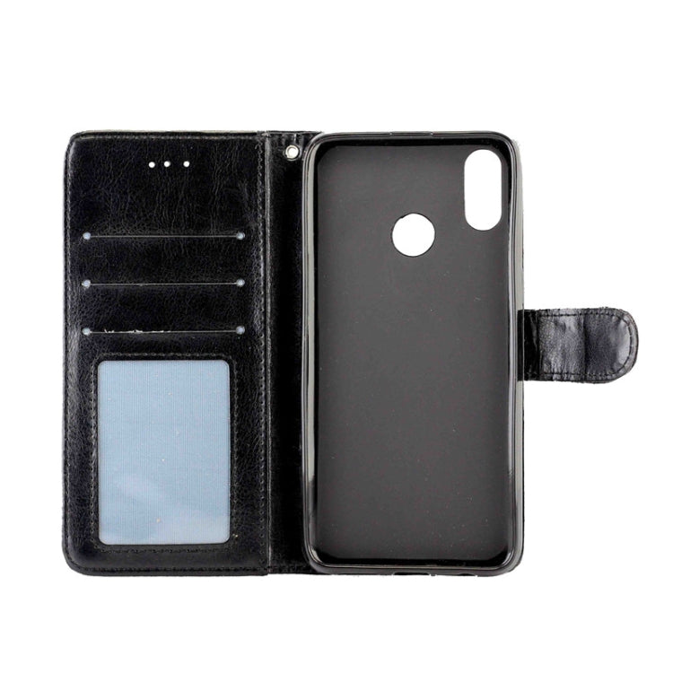 For Realme3 Crazy Horse Texture Horizontal Flip Leather Case with Holder & Card Slots & Wallet & Photo Frame