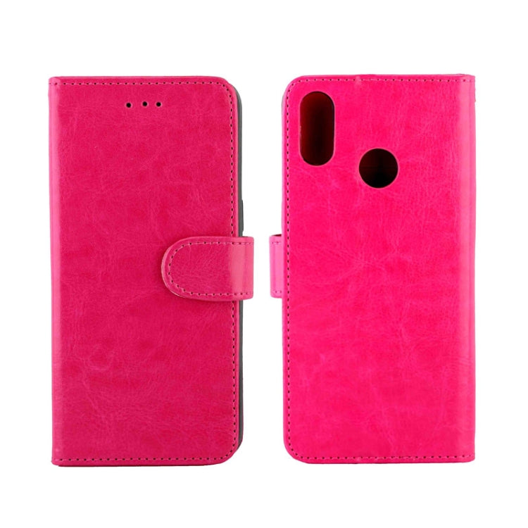 For Realme3 Crazy Horse Texture Horizontal Flip Leather Case with Holder & Card Slots & Wallet & Photo Frame