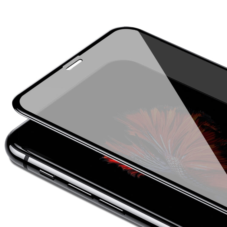 For iPhone 11 Pro / XS / X mocolo 0.33mm 9H 2.5D Full Glue Privacy Anti-glare Tempered Glass Film