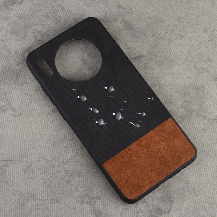 For Huawei Mate 30 Shockproof Color Matching Denim PC + PU + TPU Protective Case