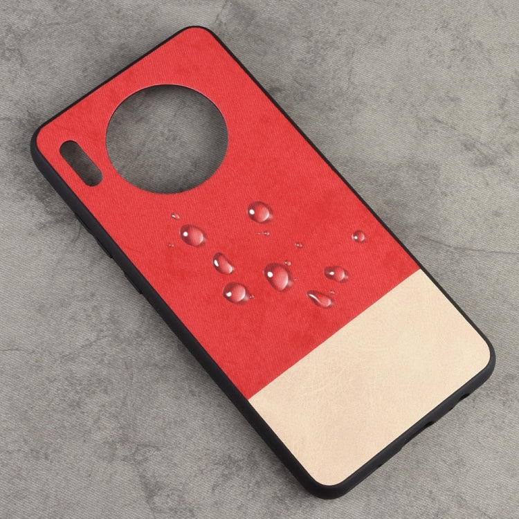 For Huawei Mate 30 Shockproof Color Matching Denim PC + PU + TPU Protective Case