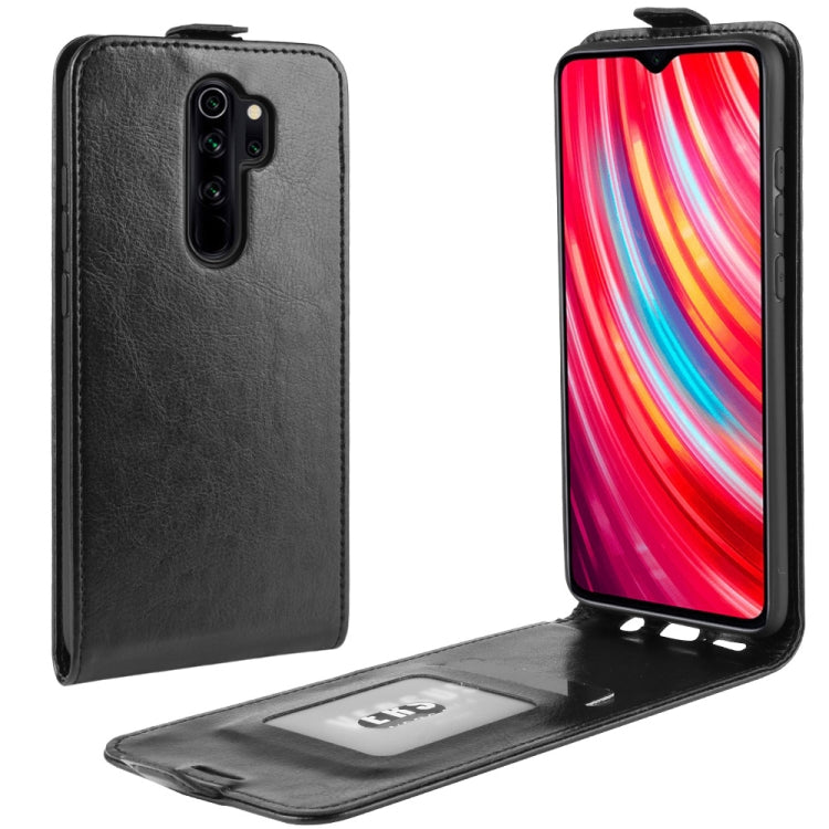 For Xiaomi Redmi Note 8 Pro Crazy Horse Vertical Flip Leather Protective Case