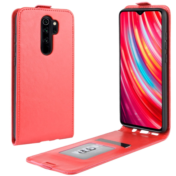 For Xiaomi Redmi Note 8 Pro Crazy Horse Vertical Flip Leather Protective Case