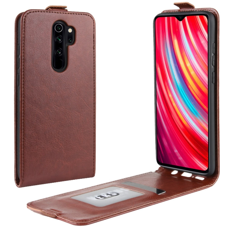 For Xiaomi Redmi Note 8 Pro Crazy Horse Vertical Flip Leather Protective Case