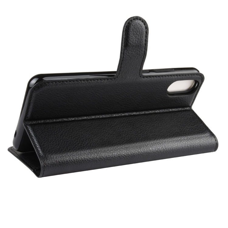 For Wiko Y70 Litchi Texture Horizontal Flip Leather Case with Wallet & Holder & Card Slots