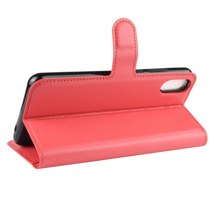 For Wiko Y70 Litchi Texture Horizontal Flip Leather Case with Wallet & Holder & Card Slots