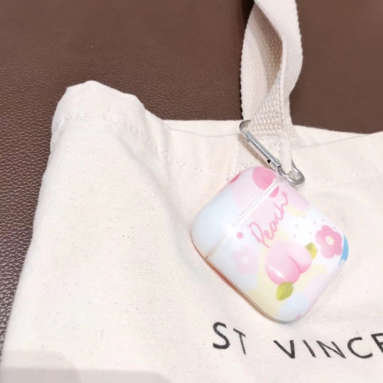 For Apple AirPods 1/2 Gen Universal Wireless Hyun Wind Lower Peach FLmd Soft Case Bluetooth Headphone Protective Case