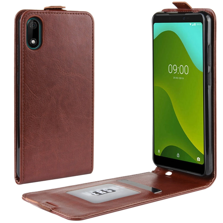 For WIKO Y70 Crazy Horse Vertical Flip Leather Protective Case