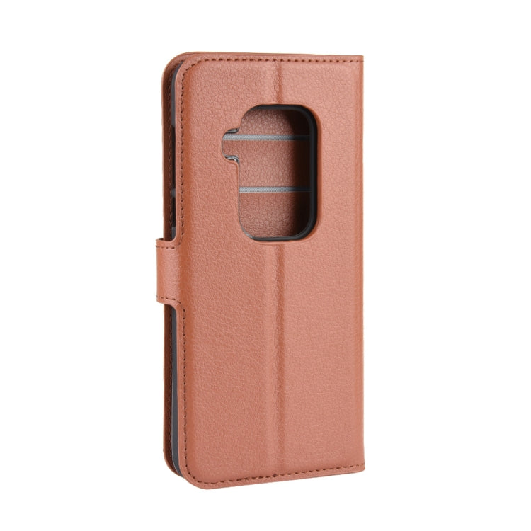 For Motorola One Zoom Litchi Texture Horizontal Flip Leather Case with Wallet & Holder & Card Slots