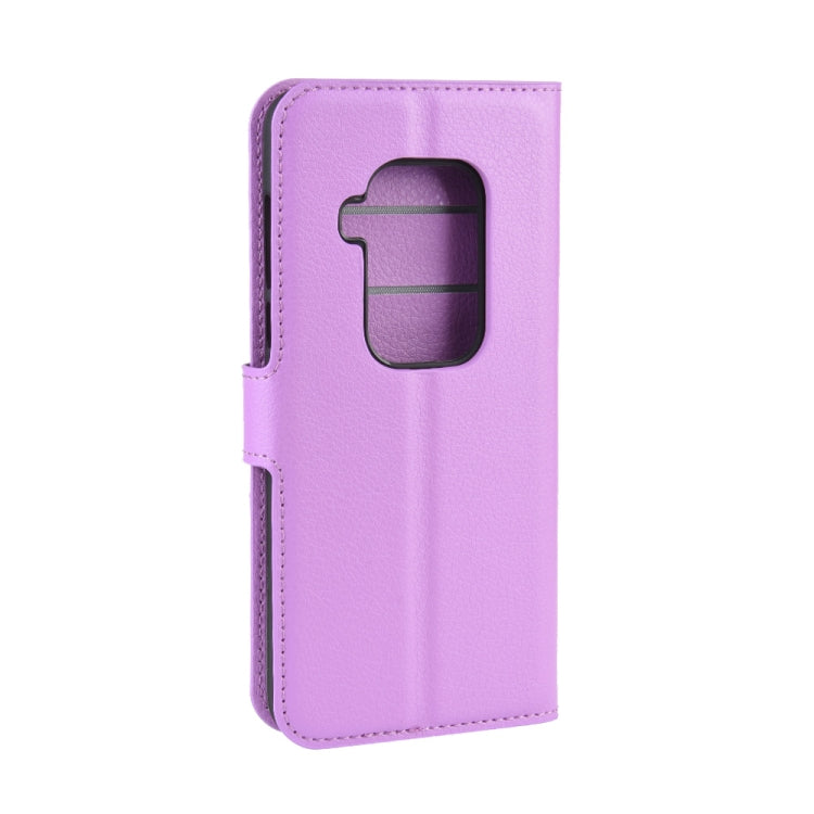 For Motorola One Zoom Litchi Texture Horizontal Flip Leather Case with Wallet & Holder & Card Slots
