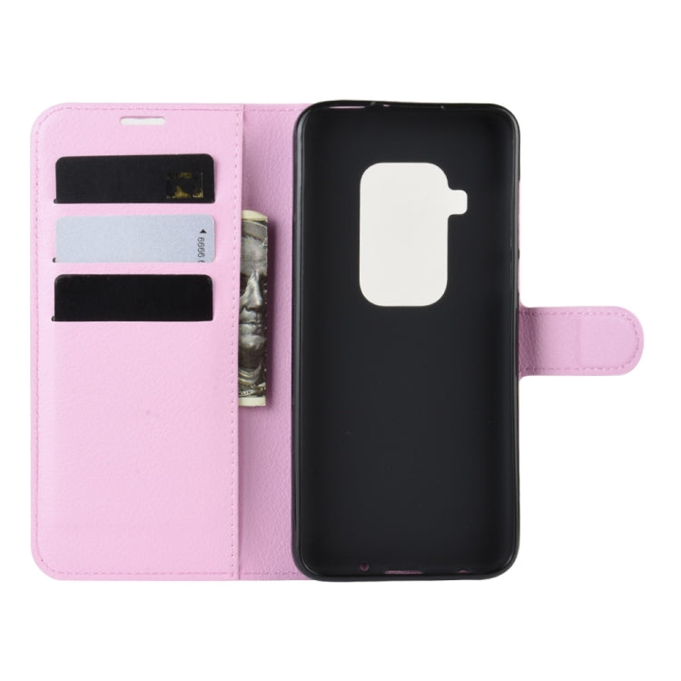 For Motorola One Zoom Litchi Texture Horizontal Flip Leather Case with Wallet & Holder & Card Slots