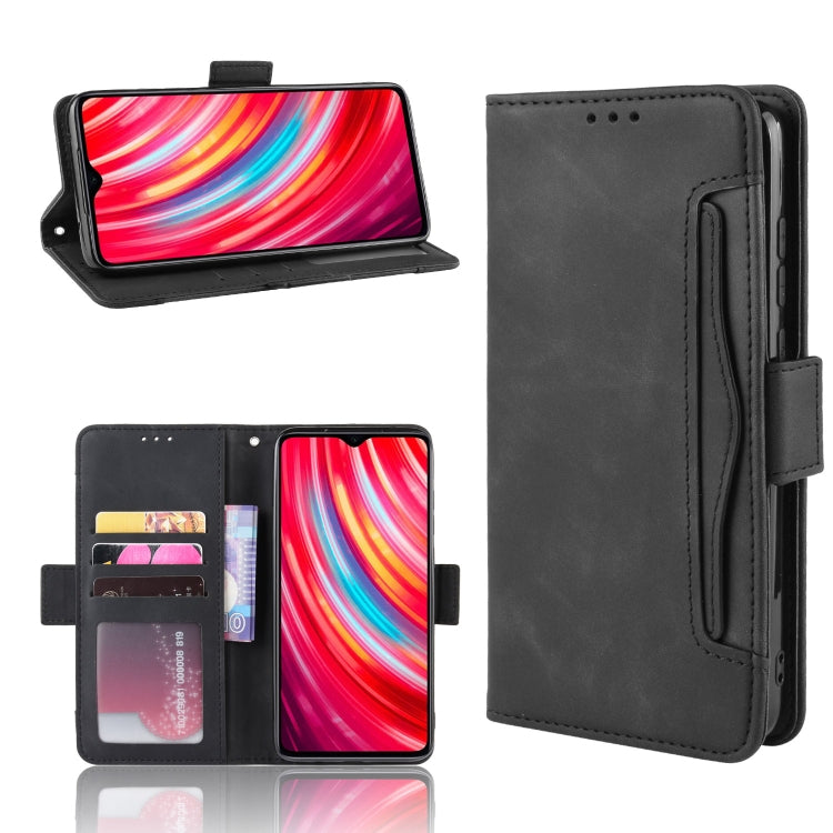 For Xiaomi Redmi Note 8 Pro Wallet Style Skin Feel Calf Pattern Leather Case ï¼Œwith Separate Card Slot