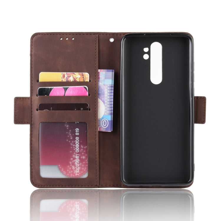 For Xiaomi Redmi Note 8 Pro Wallet Style Skin Feel Calf Pattern Leather Case ï¼Œwith Separate Card Slot
