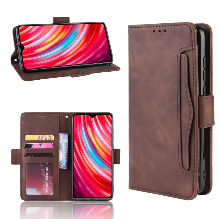 For Xiaomi Redmi Note 8 Pro Wallet Style Skin Feel Calf Pattern Leather Case ï¼Œwith Separate Card Slot