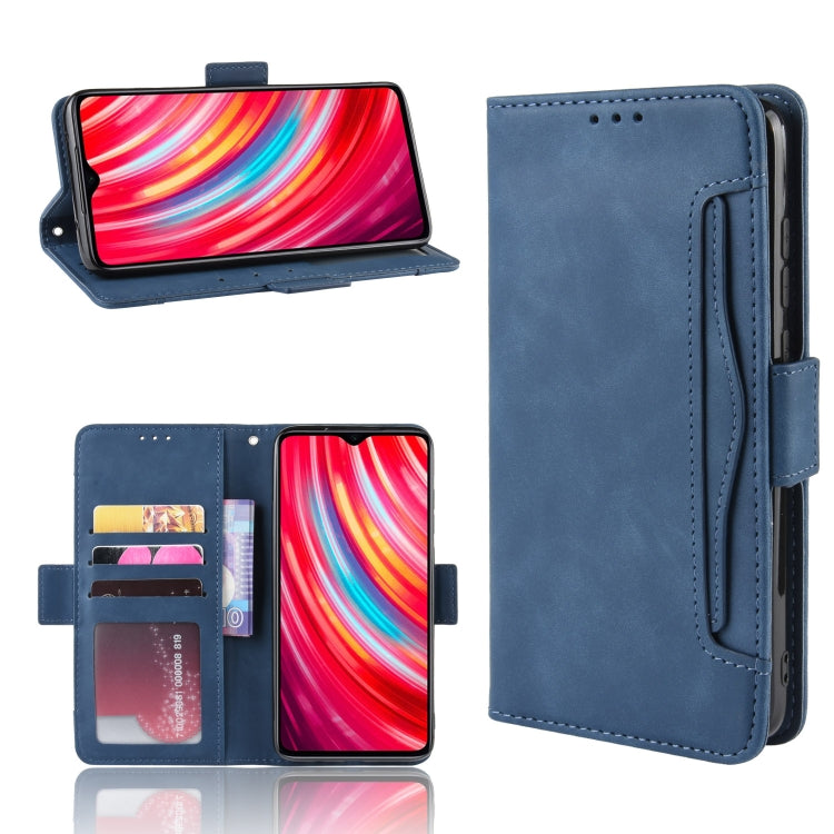 For Xiaomi Redmi Note 8 Pro Wallet Style Skin Feel Calf Pattern Leather Case ï¼Œwith Separate Card Slot