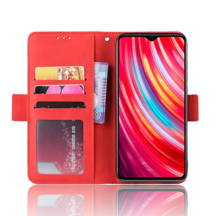 For Xiaomi Redmi Note 8 Pro Wallet Style Skin Feel Calf Pattern Leather Case ï¼Œwith Separate Card Slot