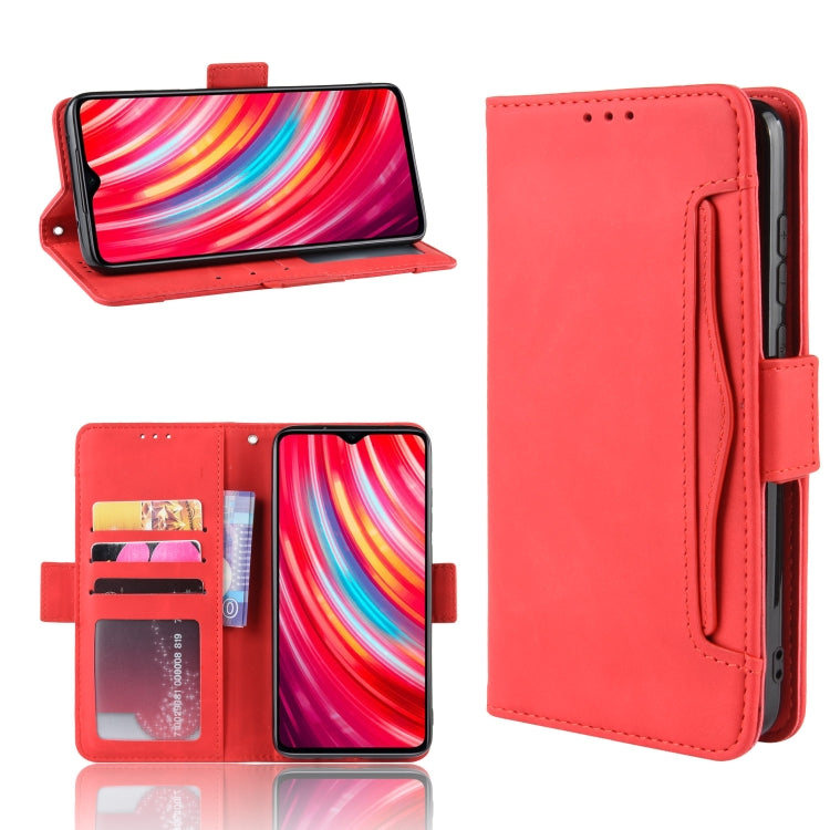 For Xiaomi Redmi Note 8 Pro Wallet Style Skin Feel Calf Pattern Leather Case ï¼Œwith Separate Card Slot