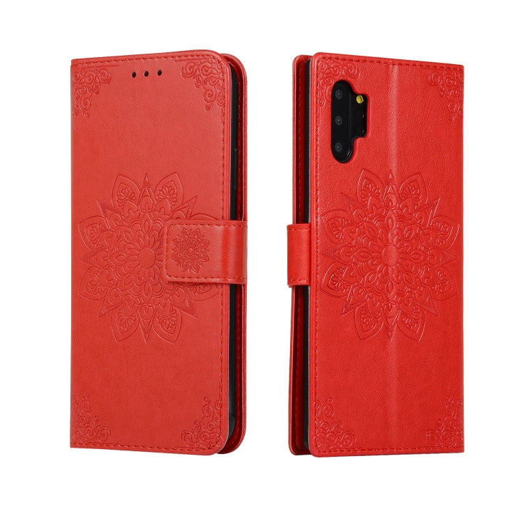 For Galaxy Note10 Plus Embossed Kaleidoscope Flower Horizontal Flip Leather Case with Holder & Card Slots & Wallet