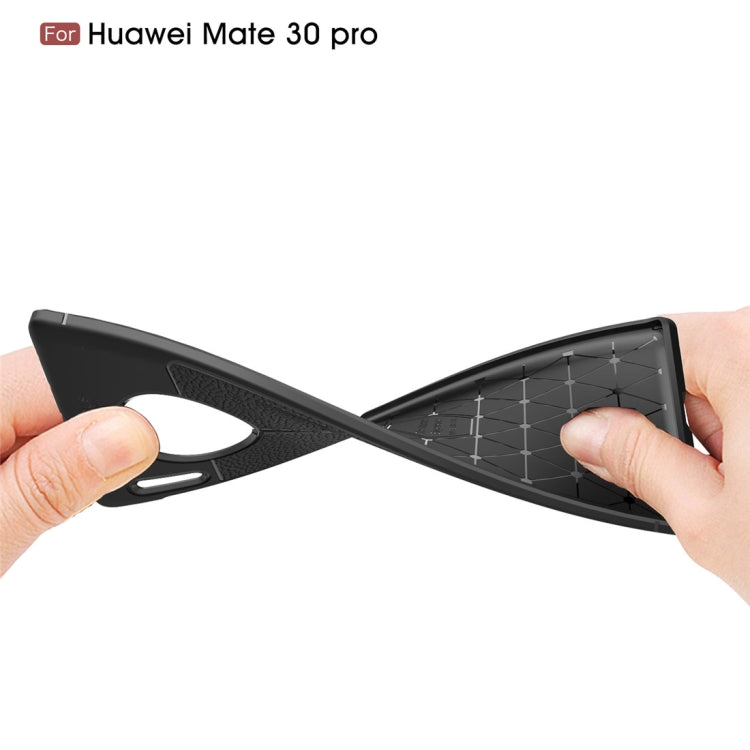 For Huawei Mate 30 Pro Litchi Texture TPU Shockproof Case