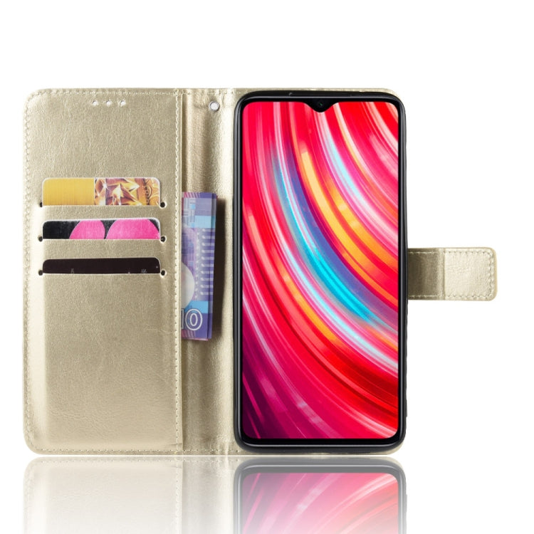 For Xiaomi Redmi Note 8 Pro Retro Crazy Horse Texture Horizontal Flip Leather Case with Holder & Card Slots & Photo Frame
