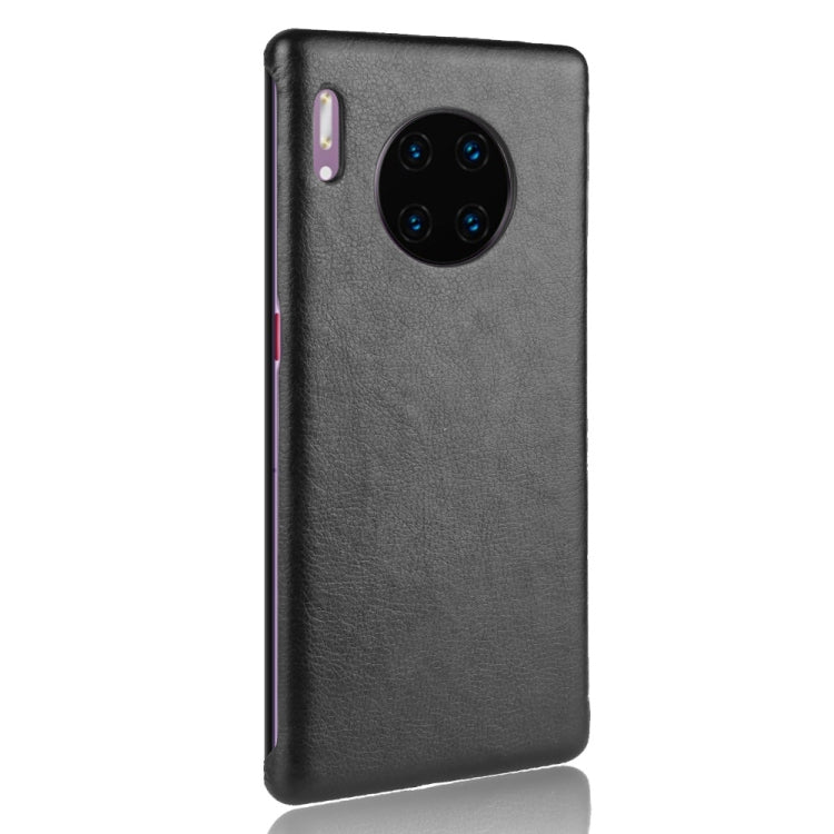 For Huawei Mate 30 Pro Shockproof Litchi Texture PC + PU Case