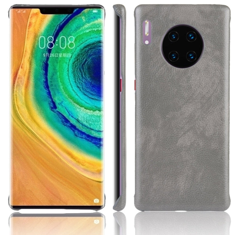 For Huawei Mate 30 Pro Shockproof Litchi Texture PC + PU Case