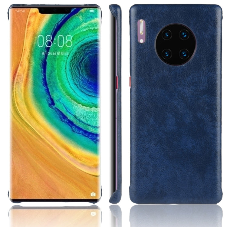 For Huawei Mate 30 Pro Shockproof Litchi Texture PC + PU Case