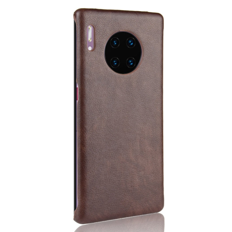 For Huawei Mate 30 Pro Shockproof Litchi Texture PC + PU Case