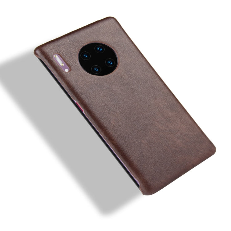For Huawei Mate 30 Pro Shockproof Litchi Texture PC + PU Case