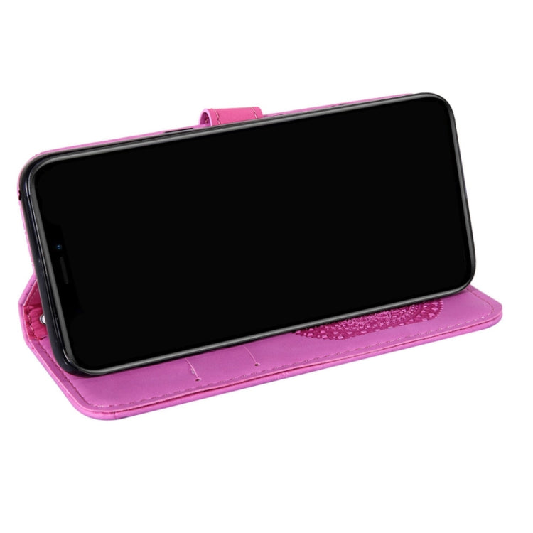 For iPhone 11  Pressed Printing Sticking Drill Pattern Horizontal Flip PU Leather Case with Holder & Card Slots & Wallet & & Lanyard