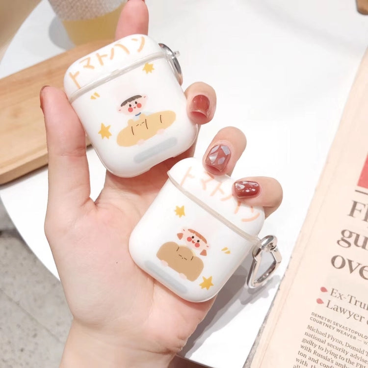 For Apple AirPods 1/2 Generation Universal Wireless Couple Cartoon Bread