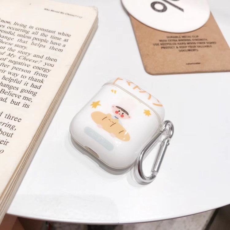 For Apple AirPods 1/2 Generation Universal Wireless Couple Cartoon Bread