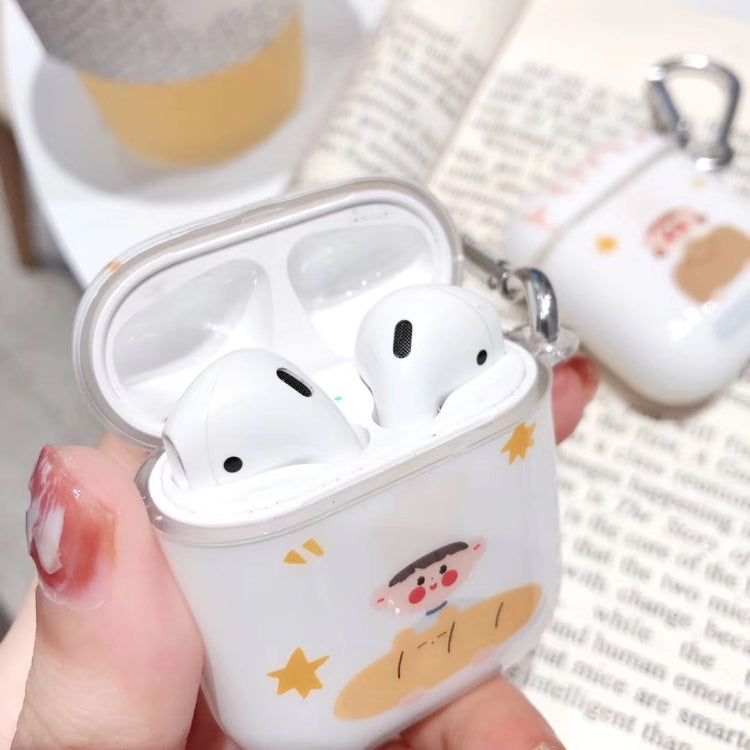 For Apple AirPods 1/2 Generation Universal Wireless Couple Cartoon Bread