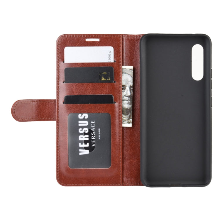 For Galaxy A90 5G R64 Texture Single Fold Horizontal Flip Leather Case with Holder & Card Slots & Wallet