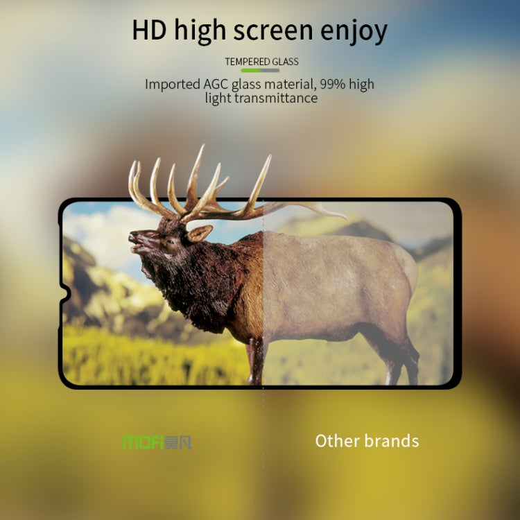 For Xiaomi 9 Lite MOFI 9H 2.5D Full Screen Tempered Glass Film(Black)