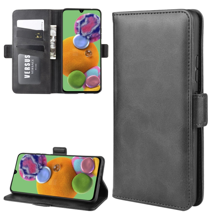 For Galaxy A90 5G Dual-side Magnetic Buckle Horizontal Flip Leather Case with Holder & Card Slots & Wallet & Photo Frame