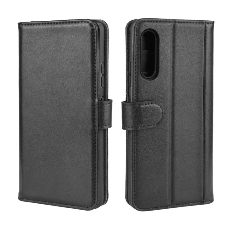 For Galaxy A90 5G Horizontal Flip Leather Case with Card Slots & Holder & Wallet