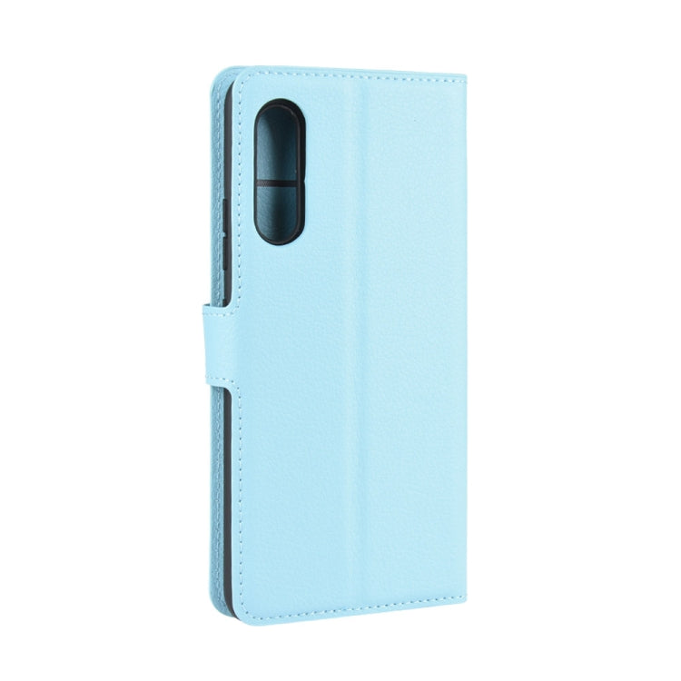 For Galaxy A90 5G Litchi Texture Horizontal Flip Leather Case with Wallet & Holder & Card Slots